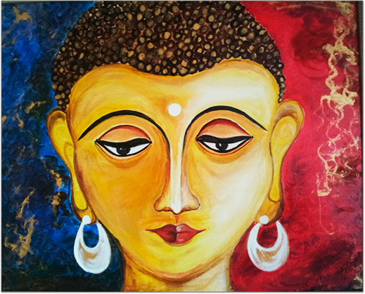 Art & meditation- Oil Painting